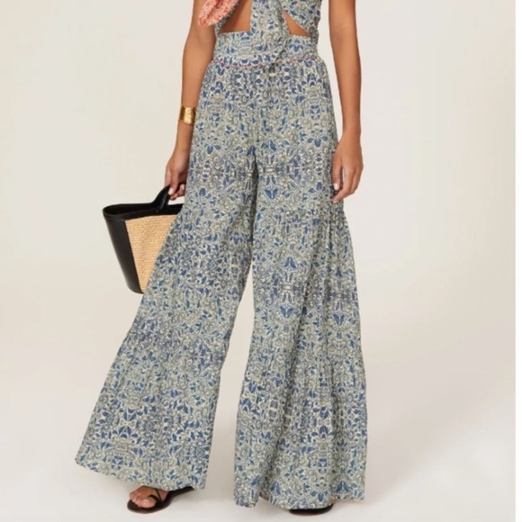Carolina K Vicky flowy wide leg pants 30484 - Picture 4 of 14